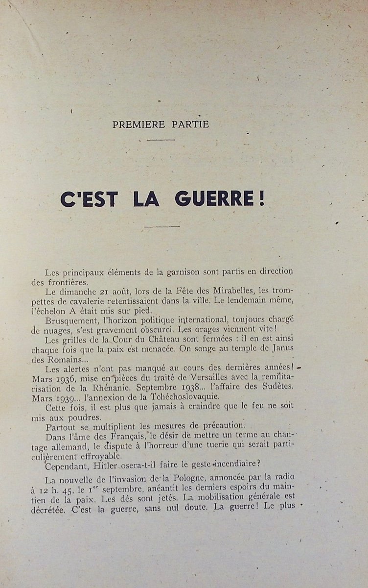 LAURENT (Marcel) - Lunéville pendant la deuxième guerre mondiale 1939-1945. Vers 1950, broché.-photo-3