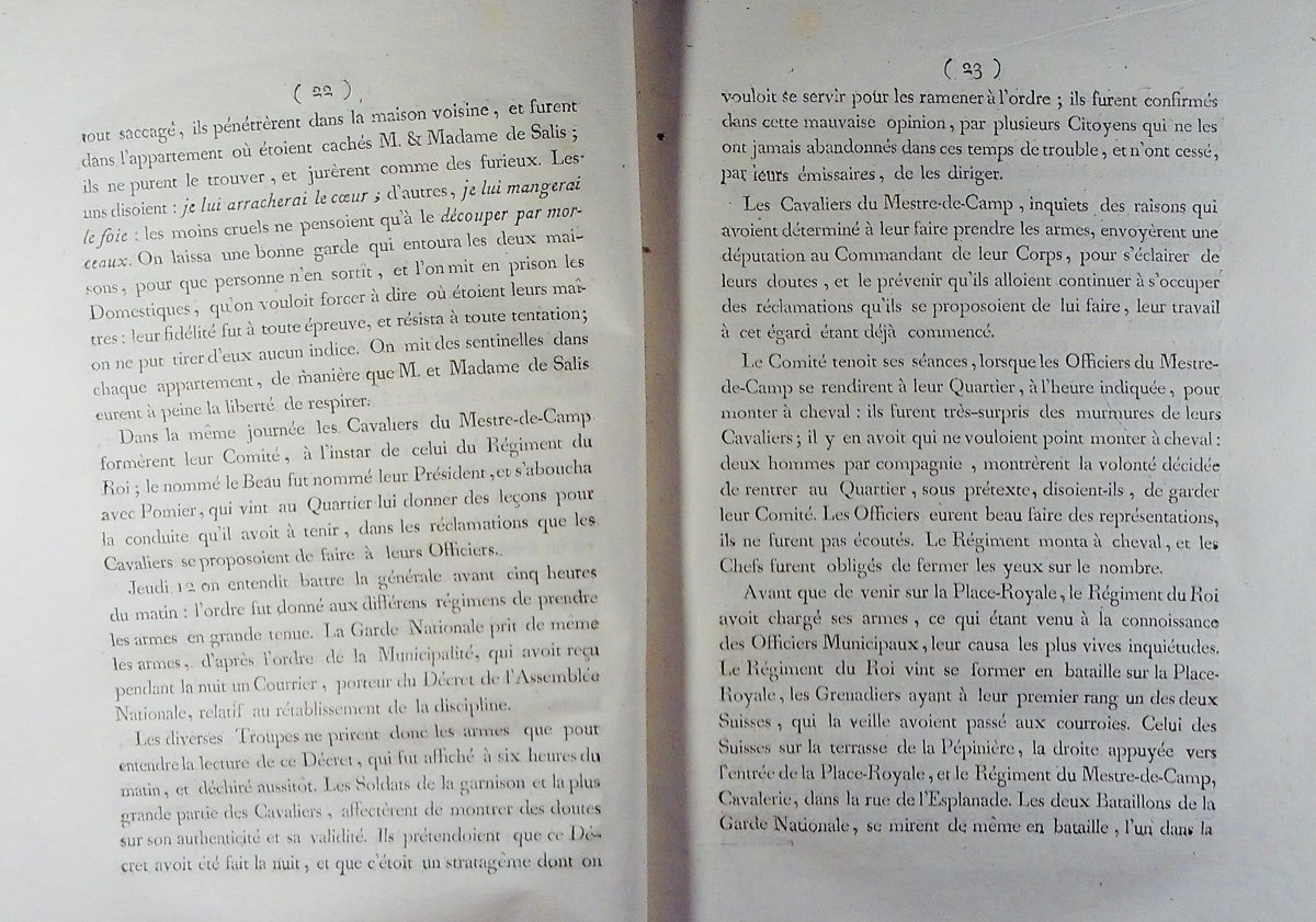 Léonard - Exact And Impartial Account Of What Happened In Nancy, August 31, 1790. -photo-1