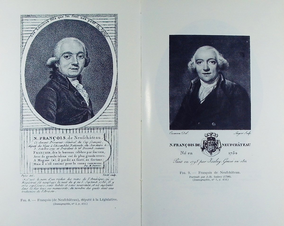 MAROT (Pierre) - Recherches sur la vie de François de Neufchâteau. Berger-Levrault, 1966.-photo-6