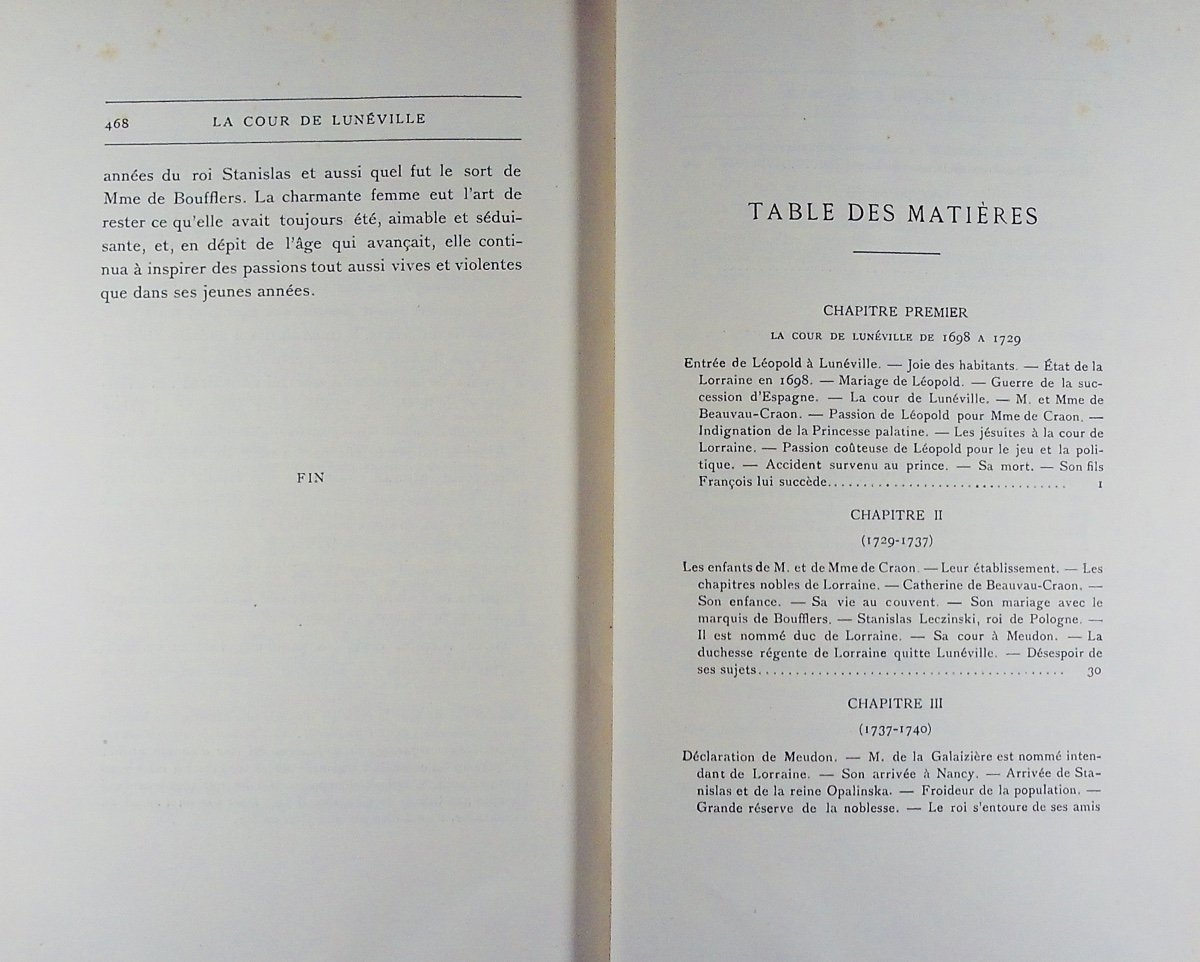 Maugras (gaston) - The Court Of Lunéville In The 18th Century. Plon-nourrit Et Cie, 1904. Hardcover.-photo-1