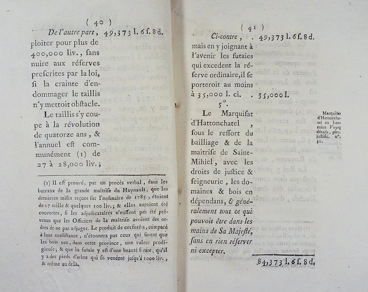 Michel - Observations Of The Town Of Saint-mihiel In Lorraine On The Exchange... 1787, Paperback.-photo-4