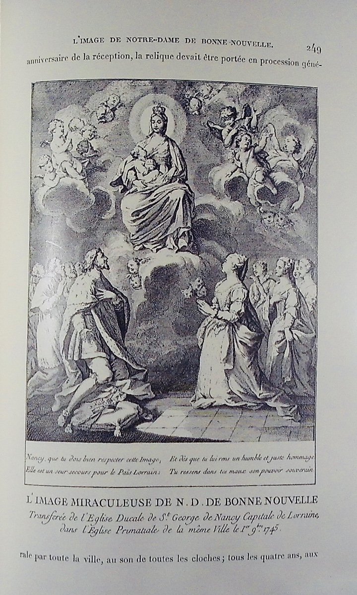 PFISTER - Histoire de Nancy. Berger-Levrault, 1902, en reliure d'éditeur aux toits de Nancy.-photo-8