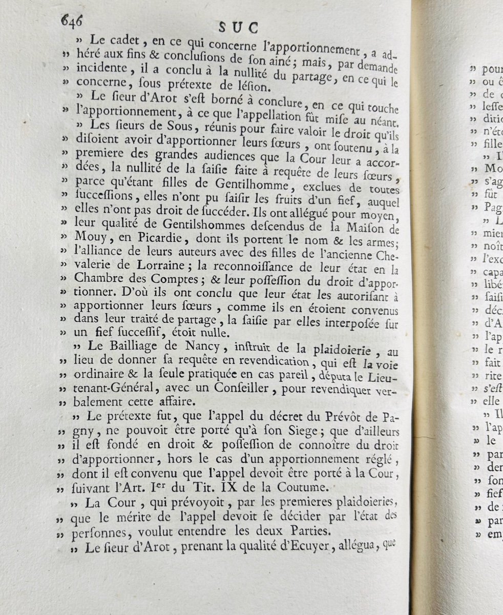 Rogeville - Jurisprudence Of The Courts Of Lorraine. Lamort, 1785, In Period Binding.-photo-5
