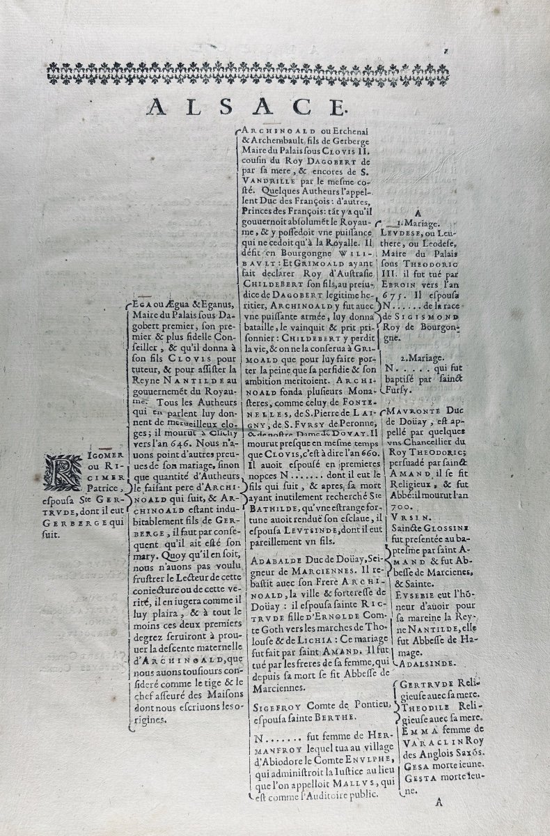 [vignier] - The True Origin Of The Very Illustrious Houses Of Alsace And Lorraine. 1649.-photo-1