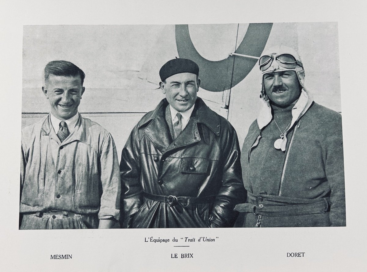[aviation] - Lieutenant Joseph-marie Le Brix And Mechanic René Mesmin. 1930.-photo-2