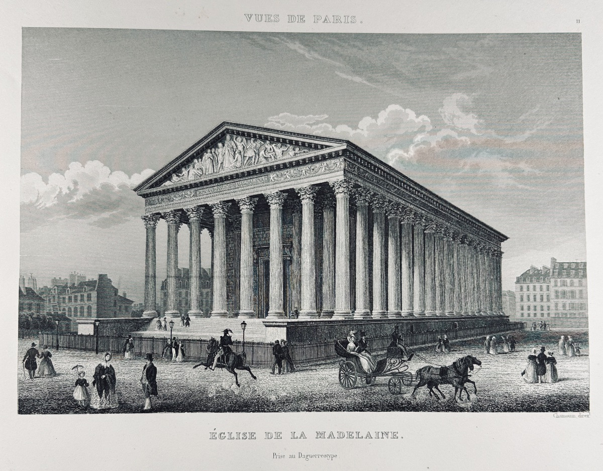 Chamouin - Collection Of Daguerreotype Views Of Paris. Chamouin, 1850, Hardback.-photo-5