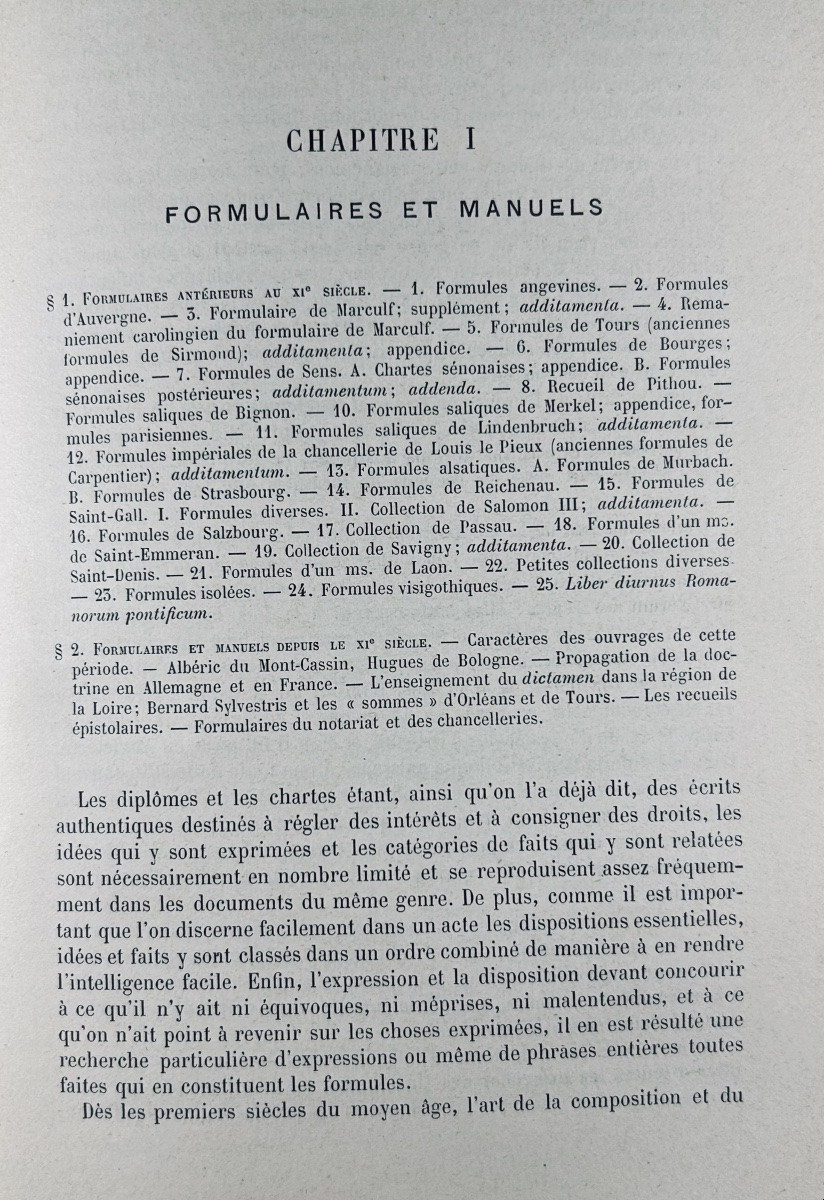 Giry (a.) - Diplomatic Manual. Diplomas And Charters. Hachette, 1894, Bound In Half-sheepskin.-photo-7