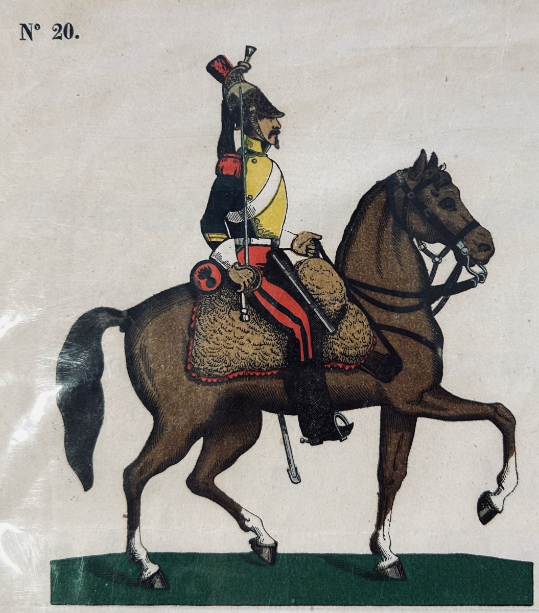 [strasbourg Imagery] - French Army. Dragoons. Strasbourg, Silberman, Circa 1860.-photo-2