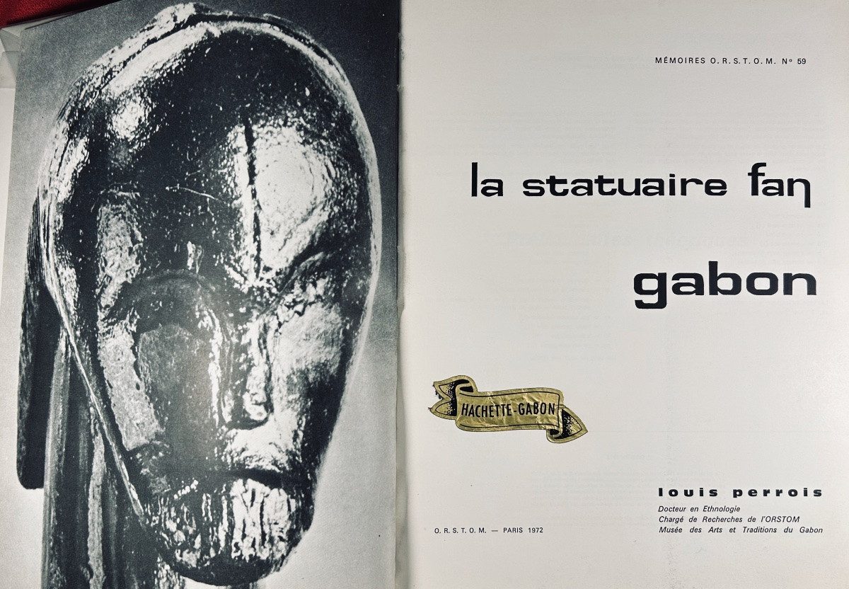 Perrois (louis) - Statuary Fan Gabon. Paris, Orstom, 1972, Paperback.-photo-2