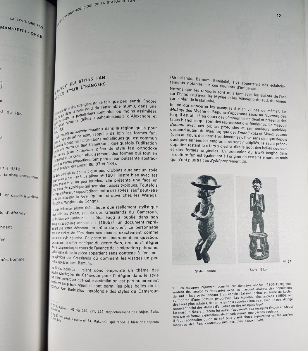 Perrois (louis) - Statuary Fan Gabon. Paris, Orstom, 1972, Paperback.-photo-3