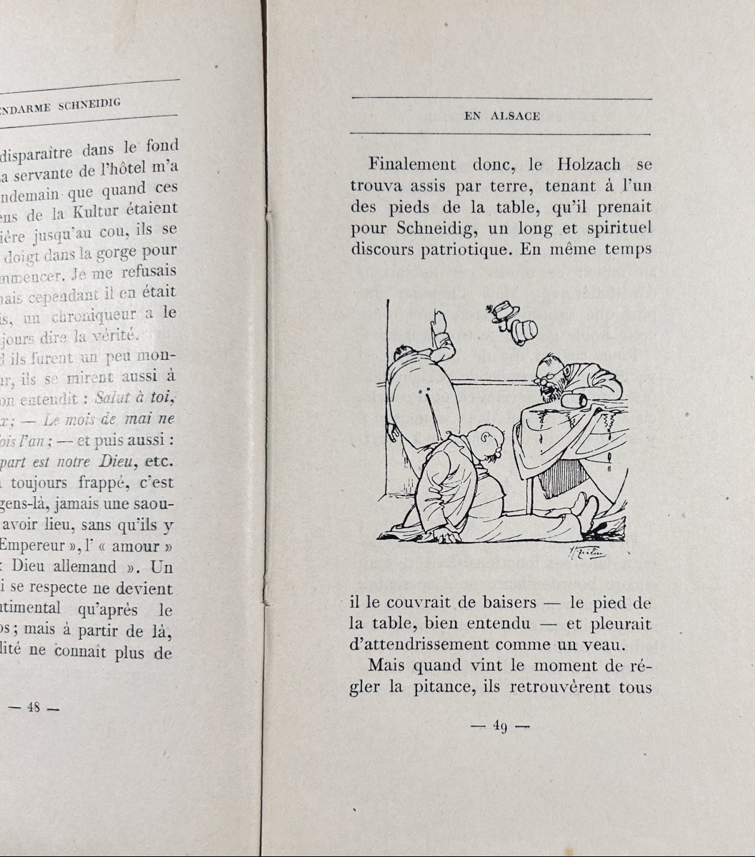 [zislin] - Geis (albert) - Gendarme Schneigid And His Misadventures In Alsace. 1919, Paperback.-photo-5