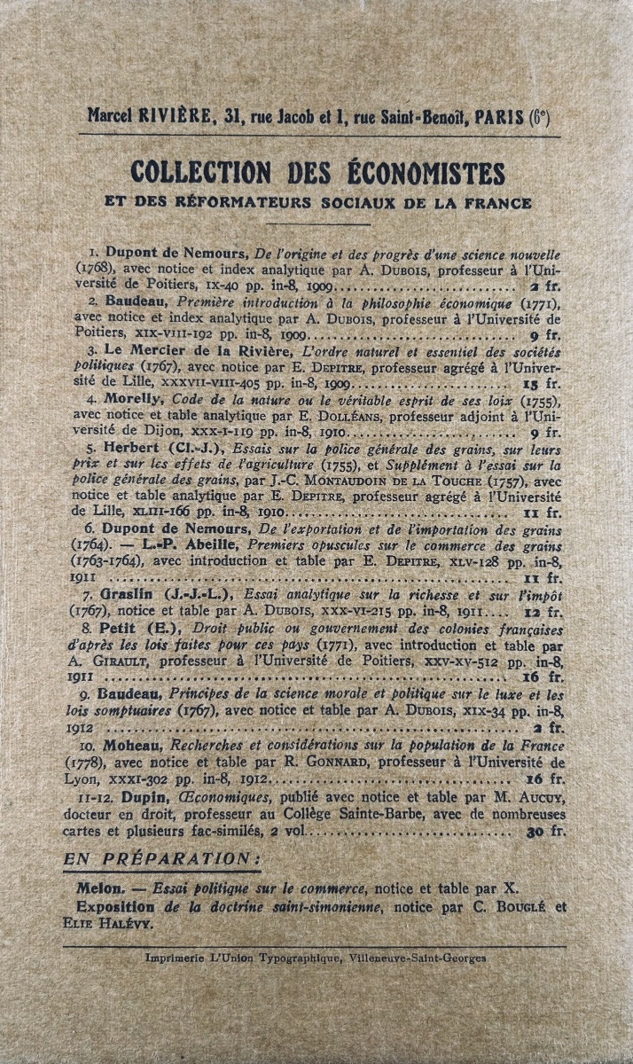 Proudhon - System Of Economic Contradictions Or Philosophy Of Poverty. 1923, Paperback.-photo-1