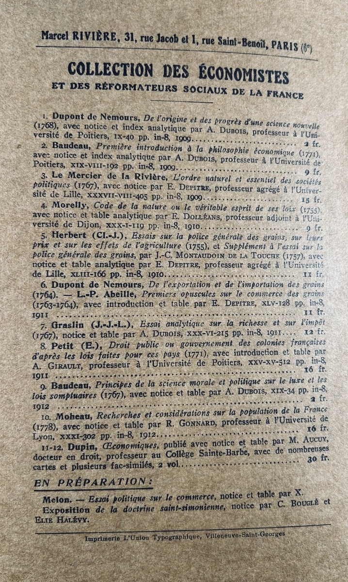 Proudhon - System Of Economic Contradictions Or Philosophy Of Poverty. 1923, Paperback.-photo-7