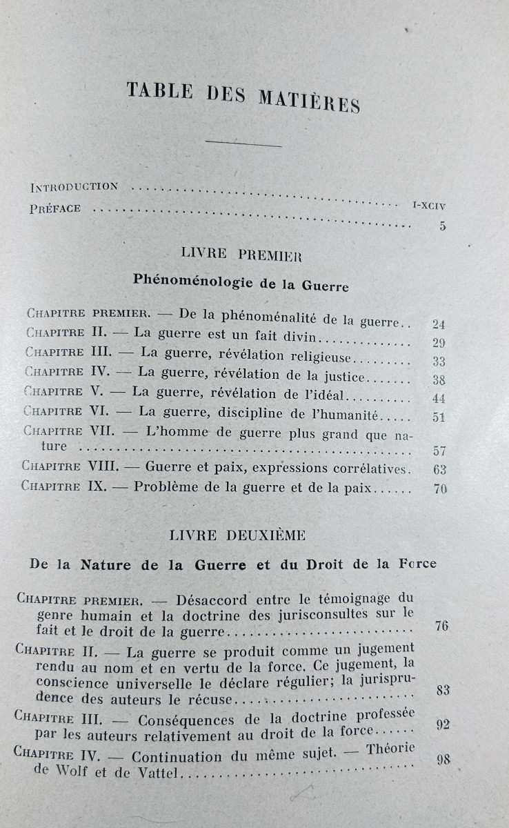 PROUDHON (Pierre-Joseph) - La guerre et la paix. Marcel Rivière, 1927. Broché.-photo-4