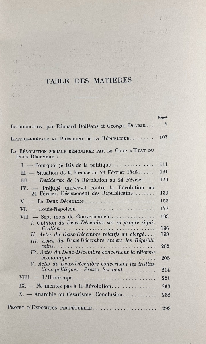 PROUDHON - La révolution sociale démontrée par le coup d'état du Deux Décembre. Rivière, 1936.-photo-2