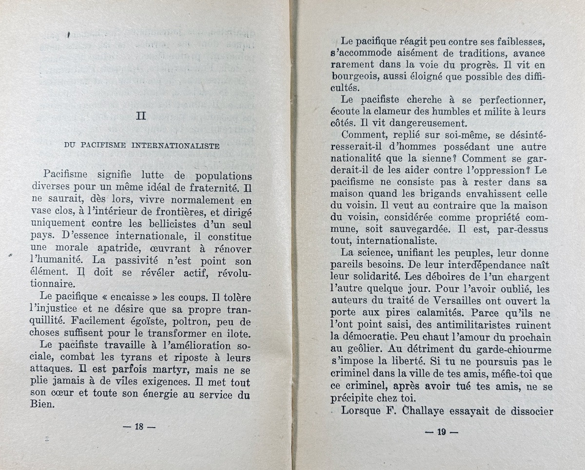 SOUVENANCE (Jean) - Pour un parti pacifiste internationaliste (P.P.I.). Par l'auteur, 1945.-photo-2