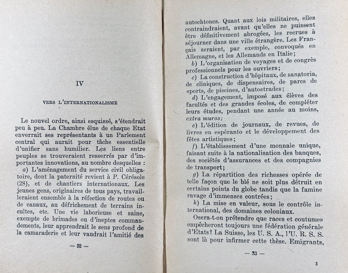 SOUVENANCE (Jean) - Pour un parti pacifiste internationaliste (P.P.I.). Par l'auteur, 1945.-photo-3
