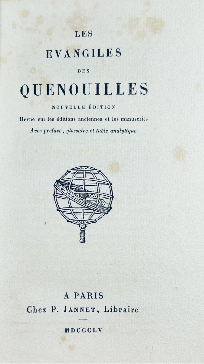 ANONYME - Les évangiles des quenouilles. Janet, 1855, cartonnage d'éditeur.-photo-4