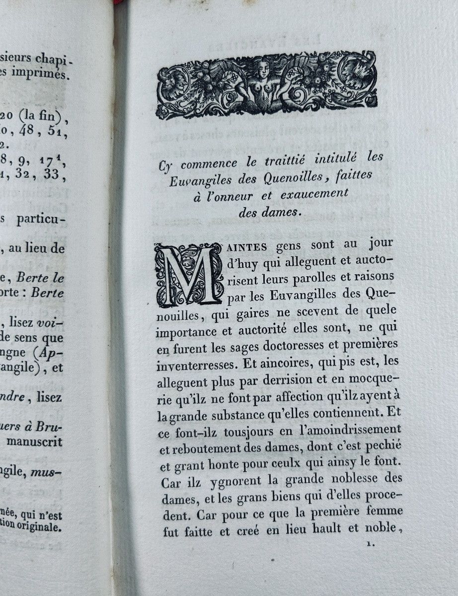 ANONYME - Les évangiles des quenouilles. Janet, 1855, cartonnage d'éditeur.-photo-3