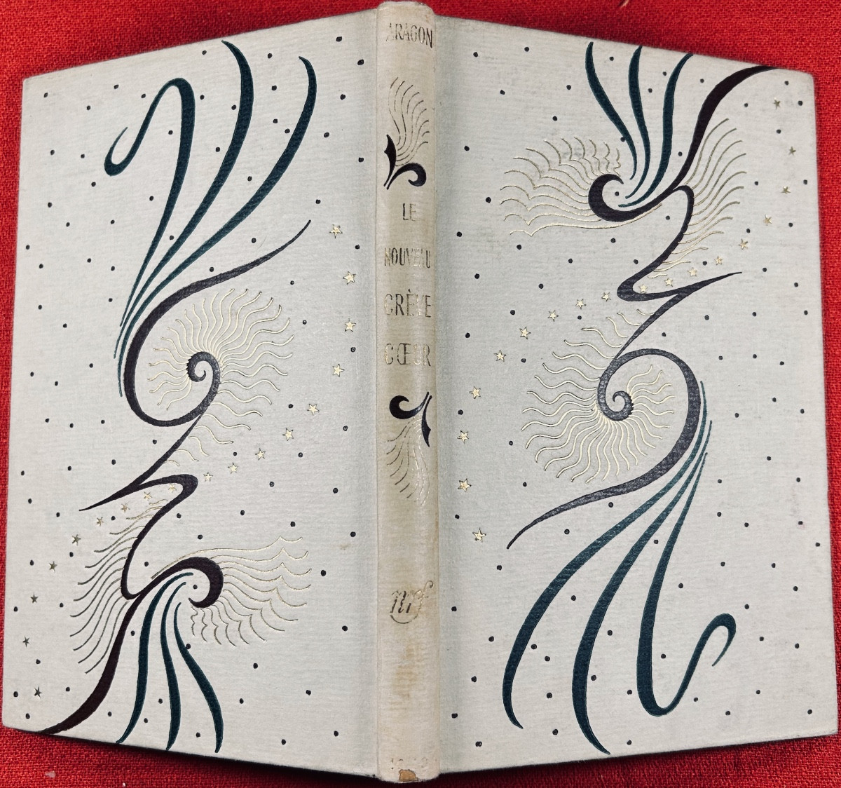 Aragon - The New Heartbreaker. Gallimard, 1948, Paul Bonnet Hardcover, First Edition.
