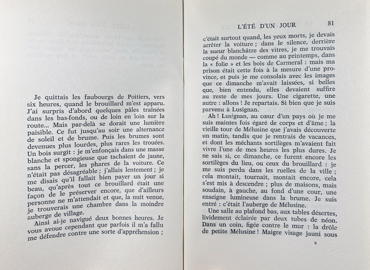 Arland (marcel) - I Am Writing To You... II The Night And The Springs. Grasset, 1963, Paperback, Ex Num.-photo-6