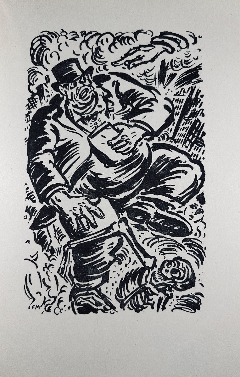 Aubigné (agrippa d') Judgment. Seghers, 1945, Illustrated By Franz Masereel, Numbered Copy.-photo-1