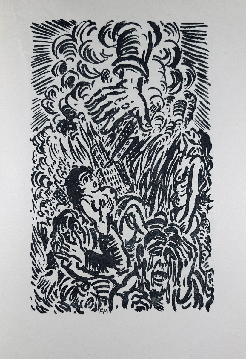 Aubigné (agrippa d') Judgment. Seghers, 1945, Illustrated By Franz Masereel, Numbered Copy.-photo-2