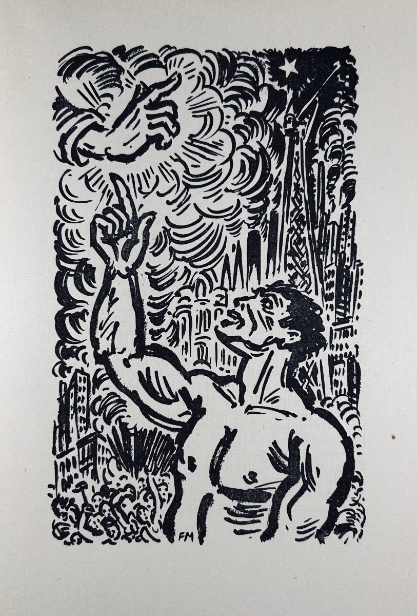 Aubigné (agrippa d') Judgment. Seghers, 1945, Illustrated By Franz Masereel, Numbered Copy.-photo-4
