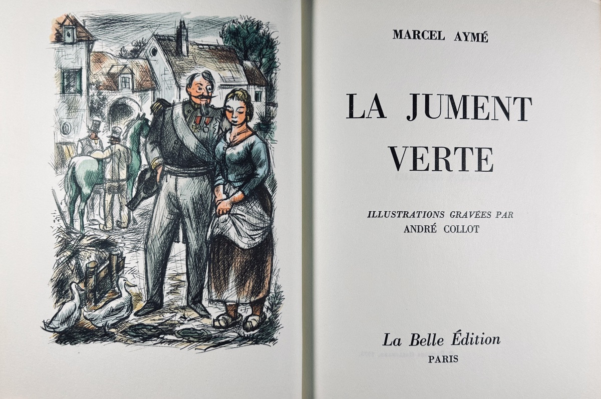 AYMÉ (Marcel) - La jument verte. La Belle Édition, s.d. (vers 1950), illustré par Collot.-photo-3