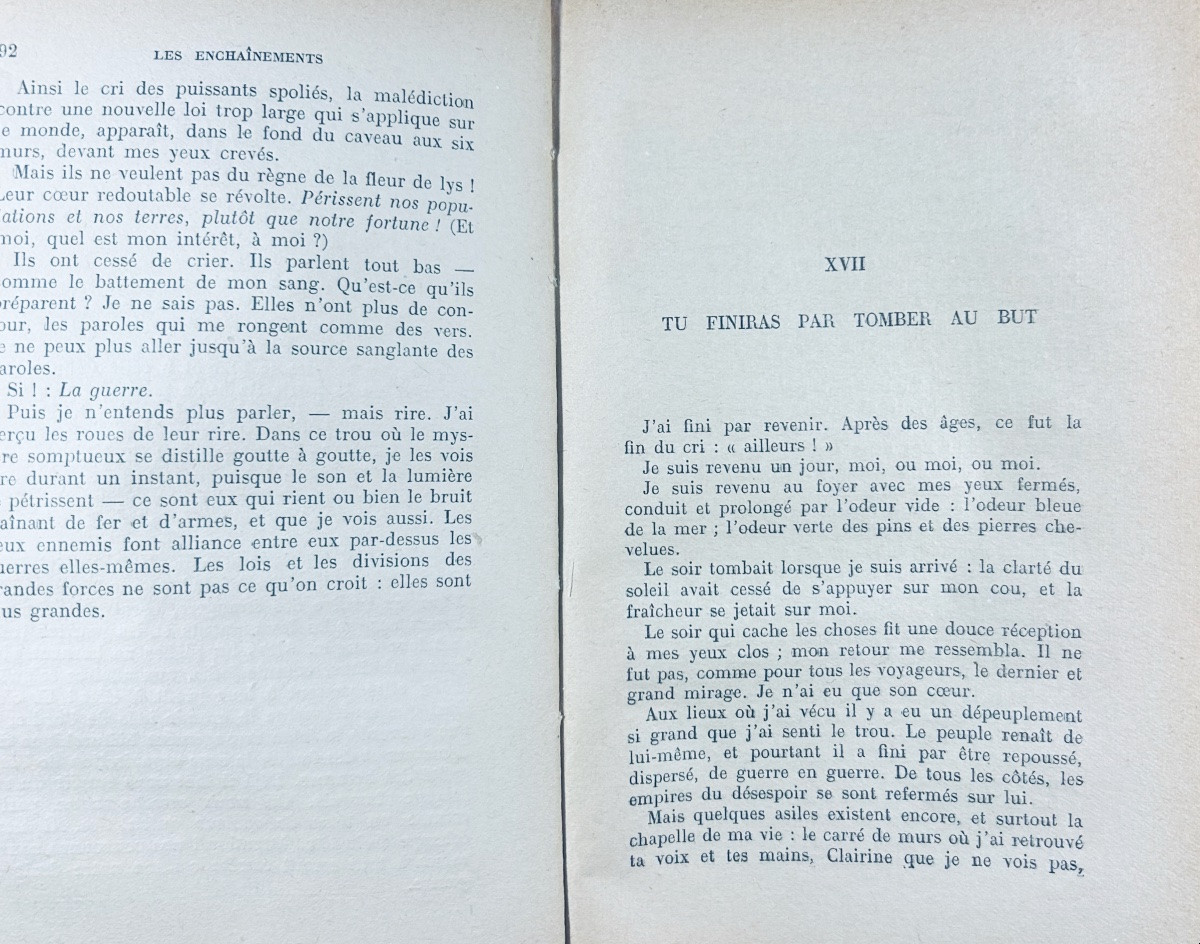 BARBUSSE (Henri) - Les enchaînements, roman. Ernest Flammarion, 1925, envoi de l'auteur.-photo-8