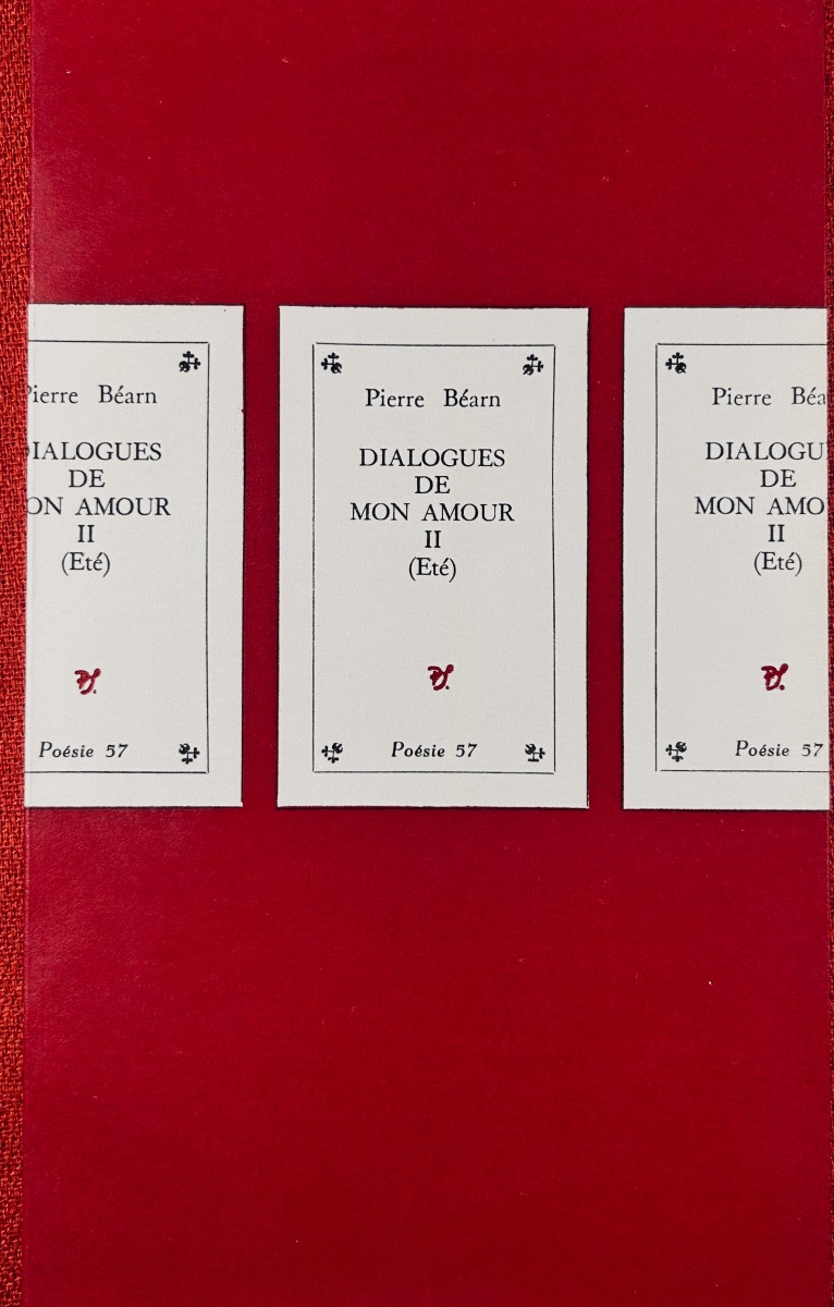 Bearn (pierre) - Dialogues Of My Love. 4 Volumes, Seghers, 1957, Paperback, Slipcase.-photo-1