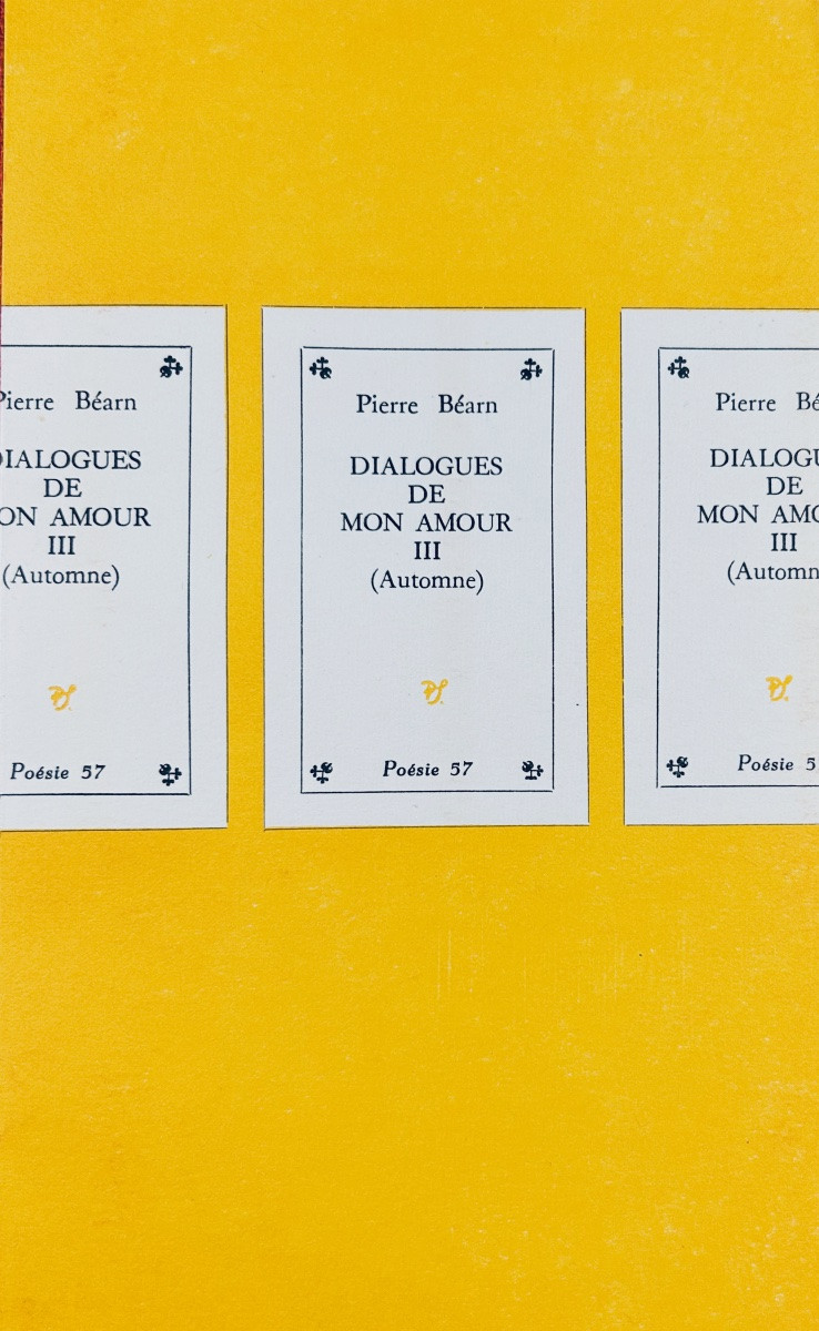 Bearn (pierre) - Dialogues Of My Love. 4 Volumes, Seghers, 1957, Paperback, Slipcase.-photo-3