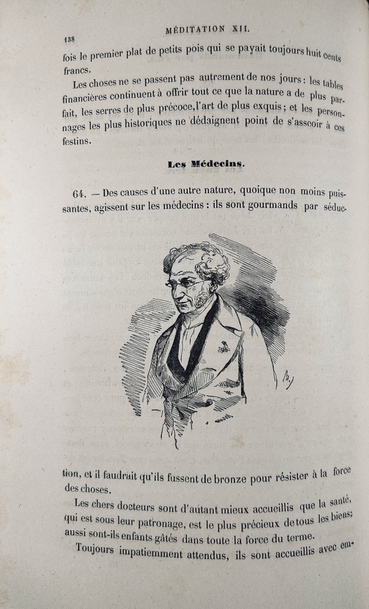 BRILLAT SAVARIN - La Physiologie du goût. Gabriel de Gonet, vers 1850, illustré par Bertall.-photo-6