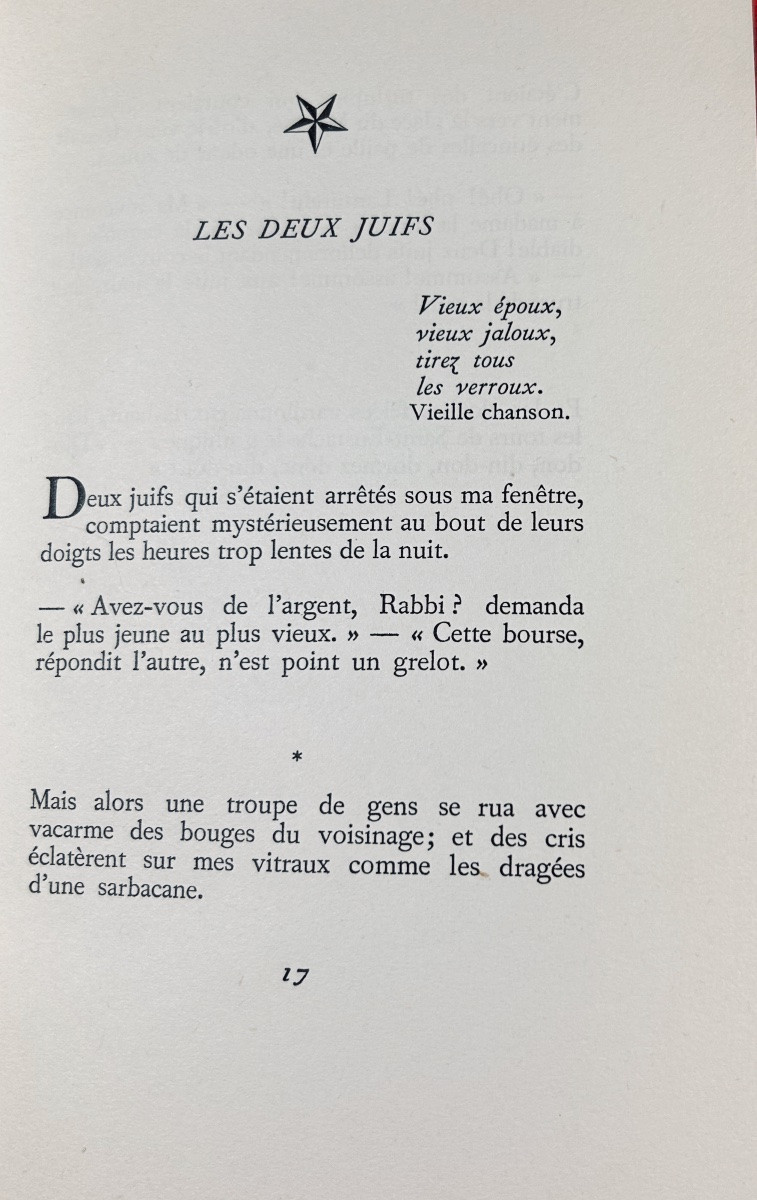 BERTRAND (Aloysius) - Gaspard de la nuit. Paris, G. L. M., 1950, exemplaire numéroté, broché.-photo-6