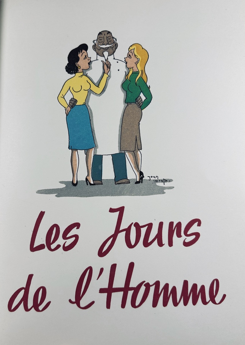 Besançon (doctor Julien) - The Days Of Man. Terres Latines, 1940, Illustrated By Dratz.-photo-2