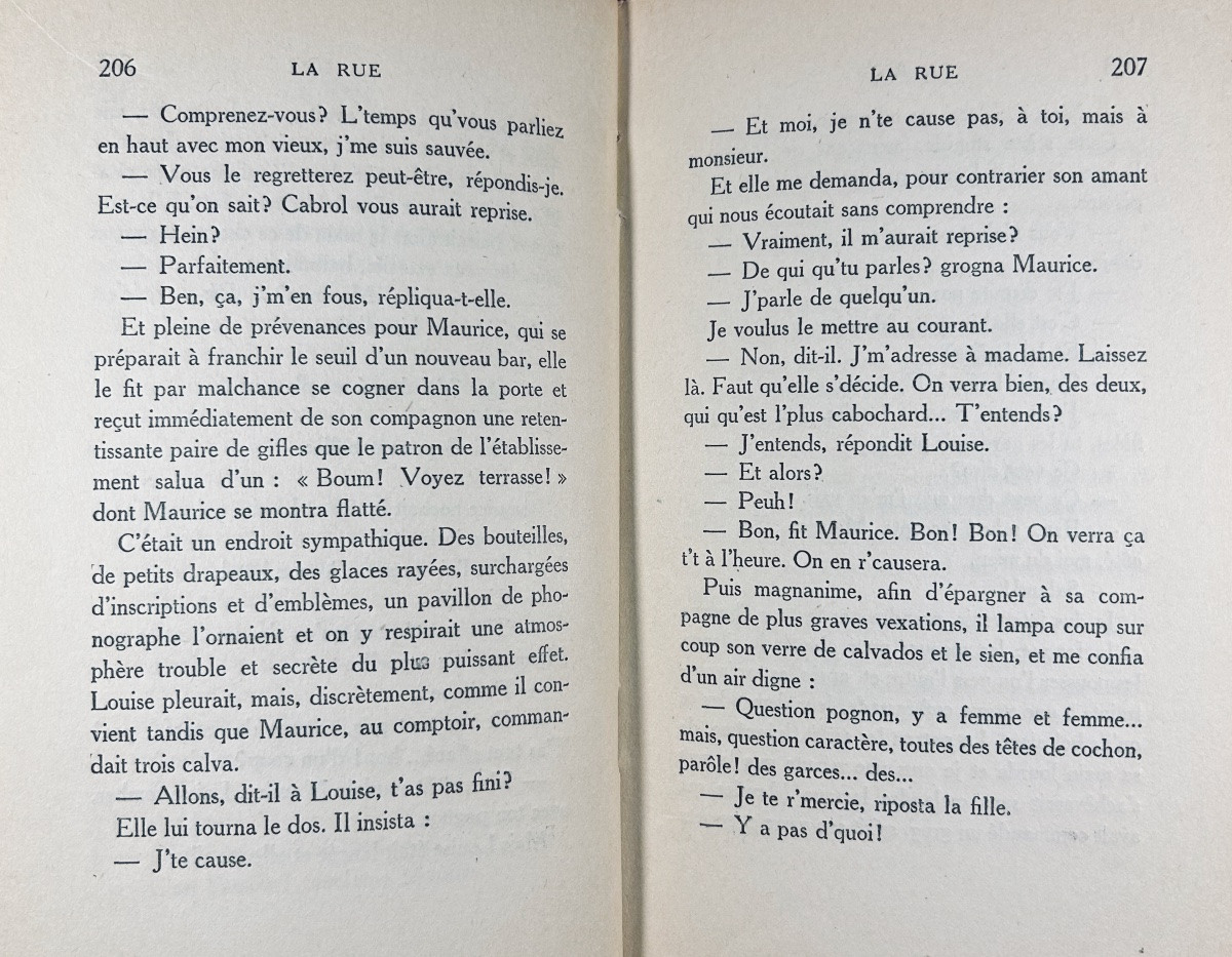 Carco (francis) - The Street. Albin Michel, 1930, Dedication From The Author, Paperback.-photo-8