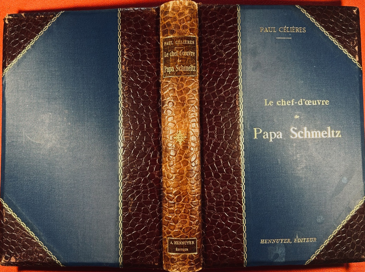 CÉLIÈRES (Paul) - Le chef-d'oeuvre de Papa Schmeltz. Hennuyer, 1889, illustré par J. Geoffroy.-photo-3