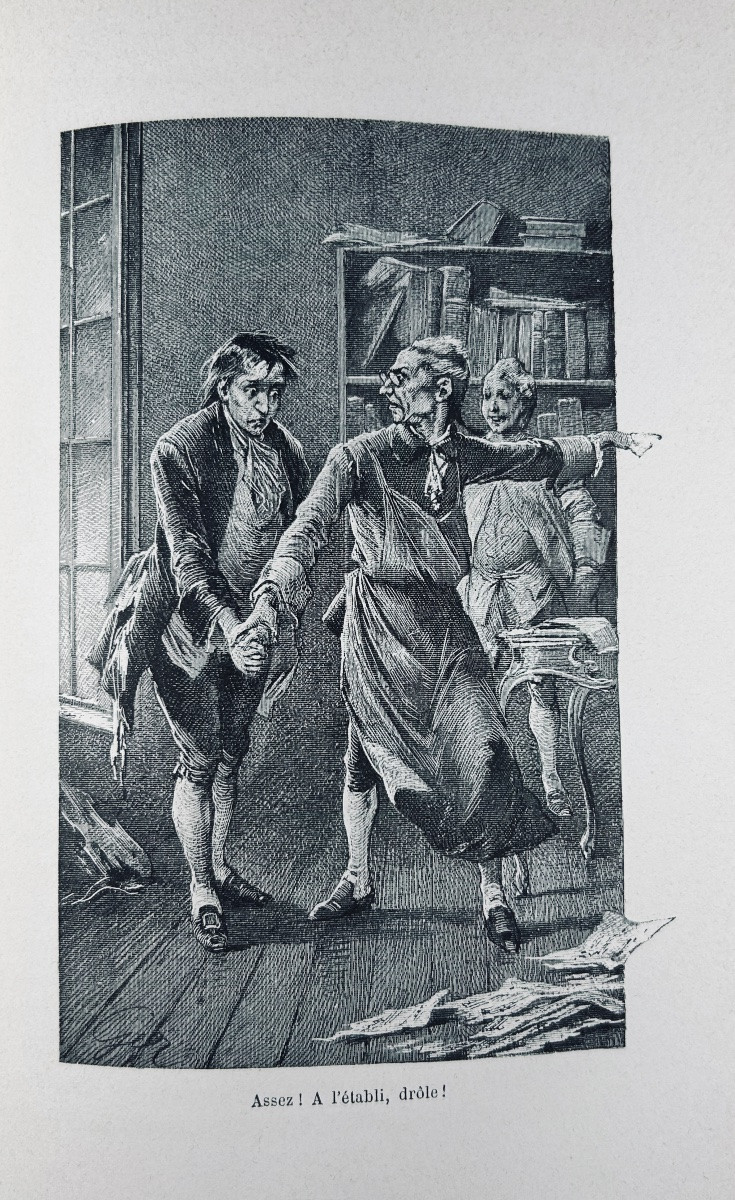 CÉLIÈRES (Paul) - Le chef-d'oeuvre de Papa Schmeltz. Hennuyer, 1889, illustré par J. Geoffroy.-photo-2