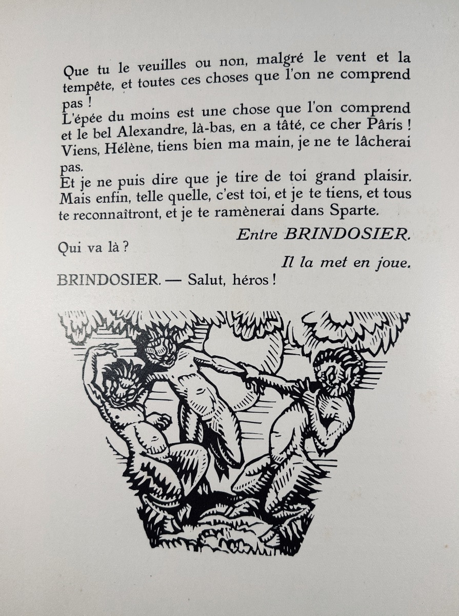 CLAUDEL (Paul)- Protée. Drame satyrique en un acte. N. R.F., 1919, Illustré par Daragnès.-photo-5