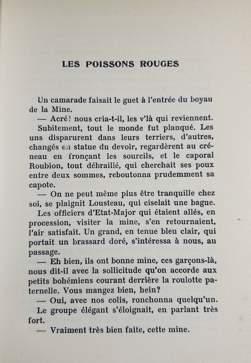 DORGELÈS (Roland) - Le cabaret de la belle femme. Albin Michel, 1922, exemplaire numéroté.-photo-6