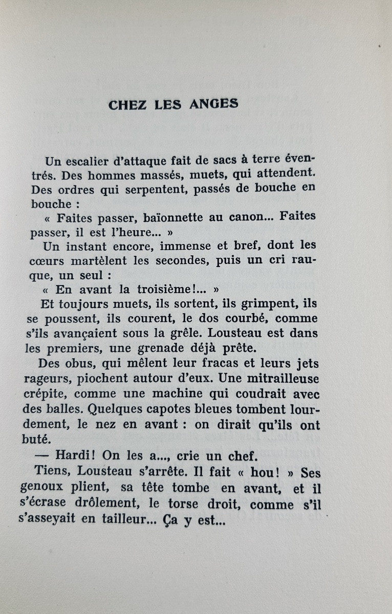DORGELÈS (Roland) - Le cabaret de la belle femme. Albin Michel, 1922, exemplaire numéroté.-photo-7
