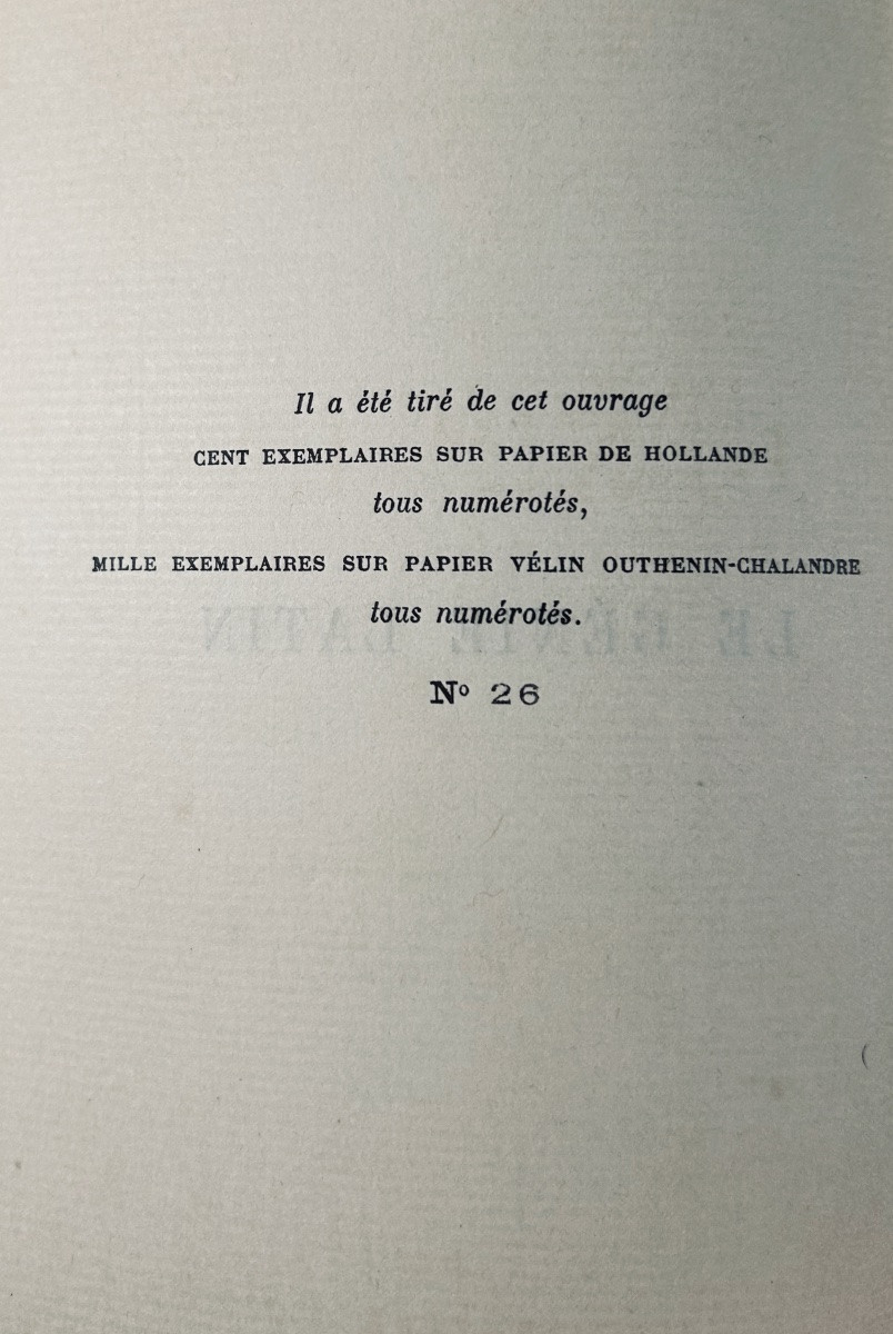 France (anatole) - The Latin Genius. Calmann Lévy, 1917, Numbered Copy On Holland Paper.-photo-3
