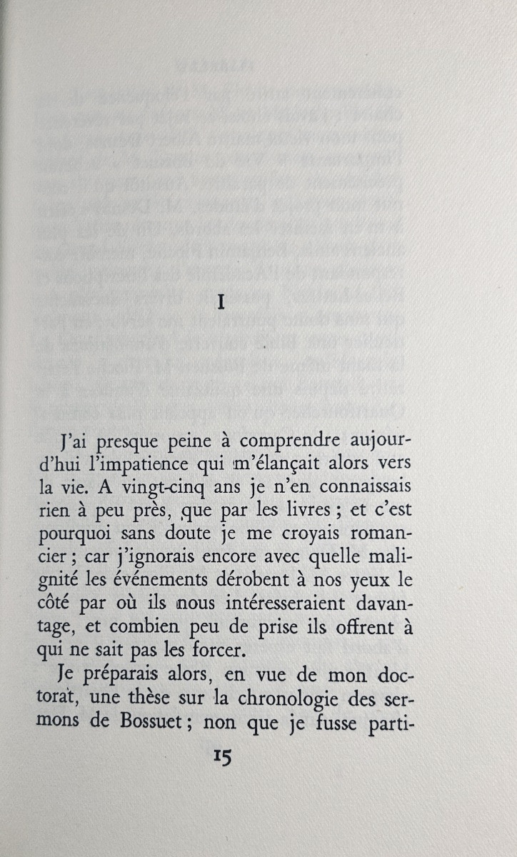 GIDE (André) - Isabelle. Gallimard, 1950 ; in-12, 157 pp., cartonnage Paul Bonet.-photo-3