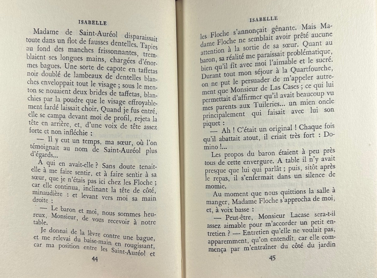GIDE (André) - Isabelle. Gallimard, 1950 ; in-12, 157 pp., cartonnage Paul Bonet.-photo-5