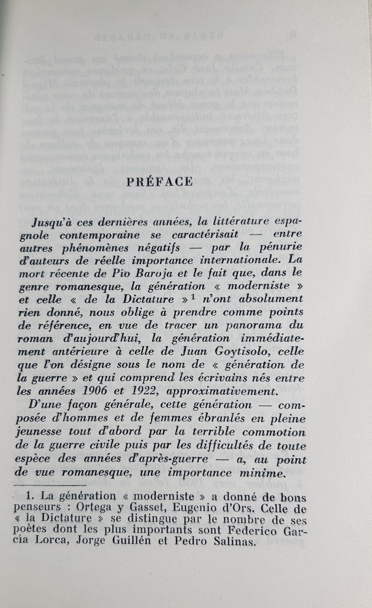 Goytisolo (juan) - Mourning In Paradise. Gallimard, 1959, First Edition, One Of 41 Copies.-photo-1