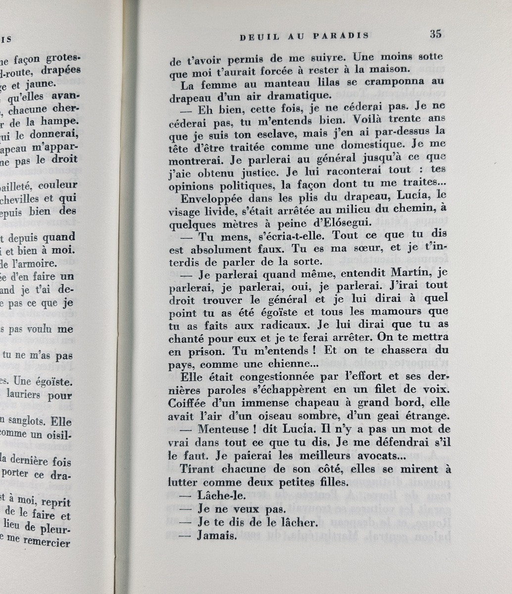 Goytisolo (juan) - Mourning In Paradise. Gallimard, 1959, First Edition, One Of 41 Copies.-photo-3