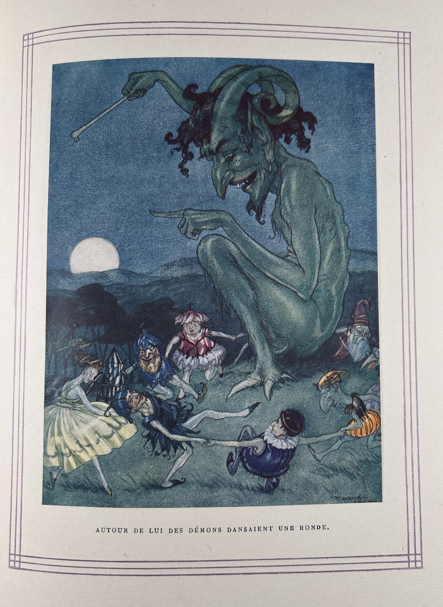 [LALAU] - ROBERT-DUMAS (Charles) - Contes mauves de ma mère-grand. Boivin et Cie, 1929.-photo-3