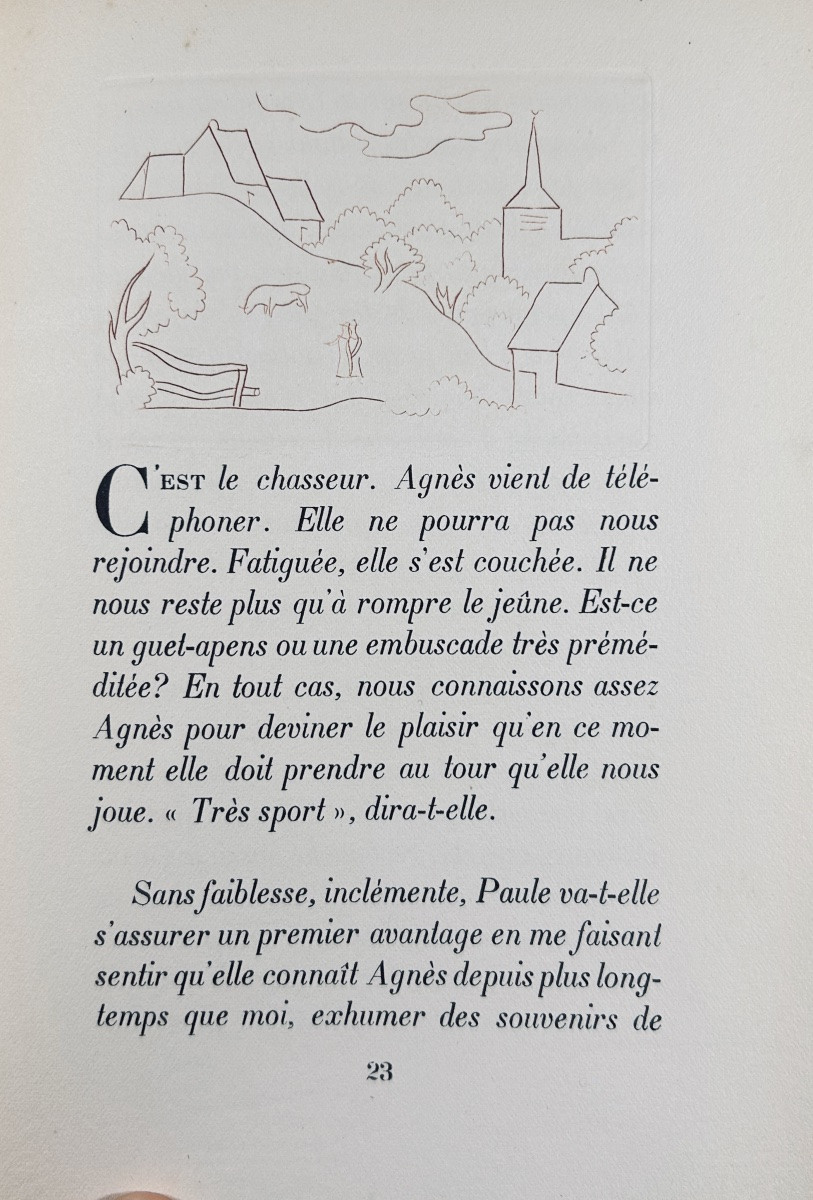MORAND (Paul) - Les amis nouveaux. Au Sans Pareil, 1924, illustré par Jean Hugo.-photo-5