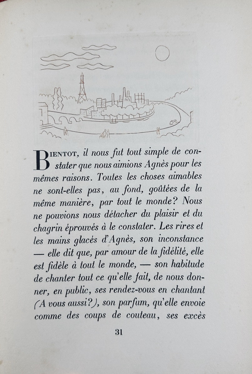 MORAND (Paul) - Les amis nouveaux. Au Sans Pareil, 1924, illustré par Jean Hugo.-photo-7
