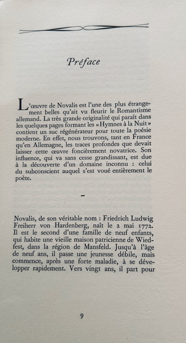 Novalis - Hymns To The Night. Glm, 1949, Numbered Copy On Alfama Paper.-photo-3